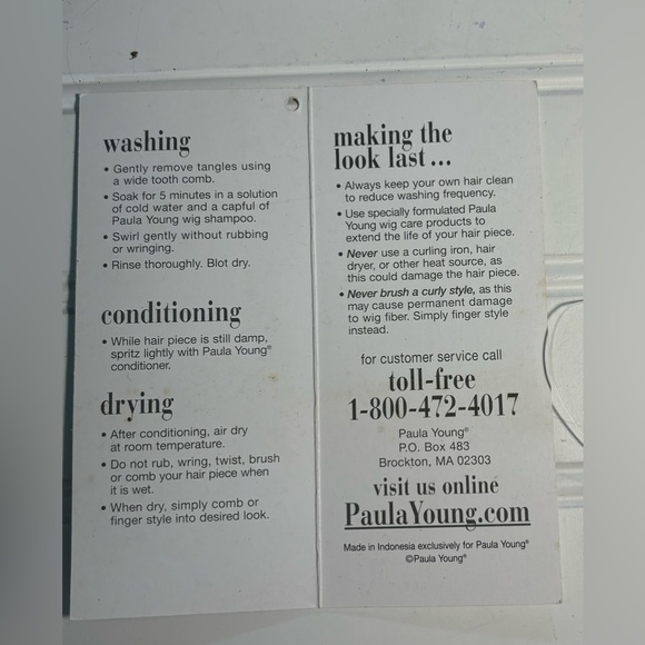 Paula Young Flowing Hair Clip On Approximately 7" Gray Color 51 Style A3310 New - Picture 7 of 9